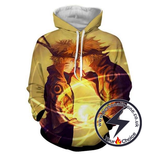 Naruto - Father & Son Reunion 3D - Naruto Hoodies